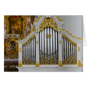 Chamber organ in Wieskirche, Bavaria