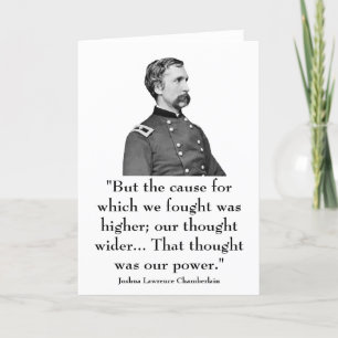 Chamberlain and quote card