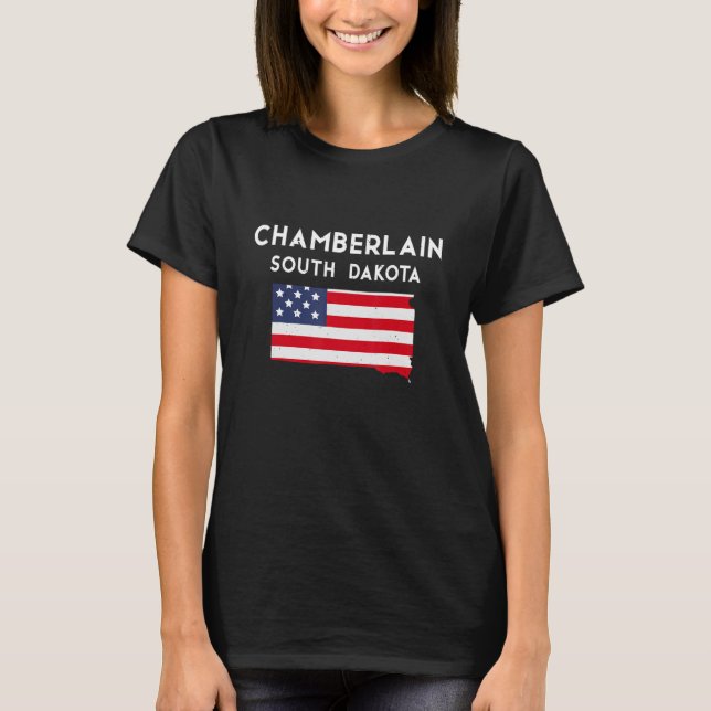 Chamberlain South Dakota USA State America Travel  T-Shirt (Front)