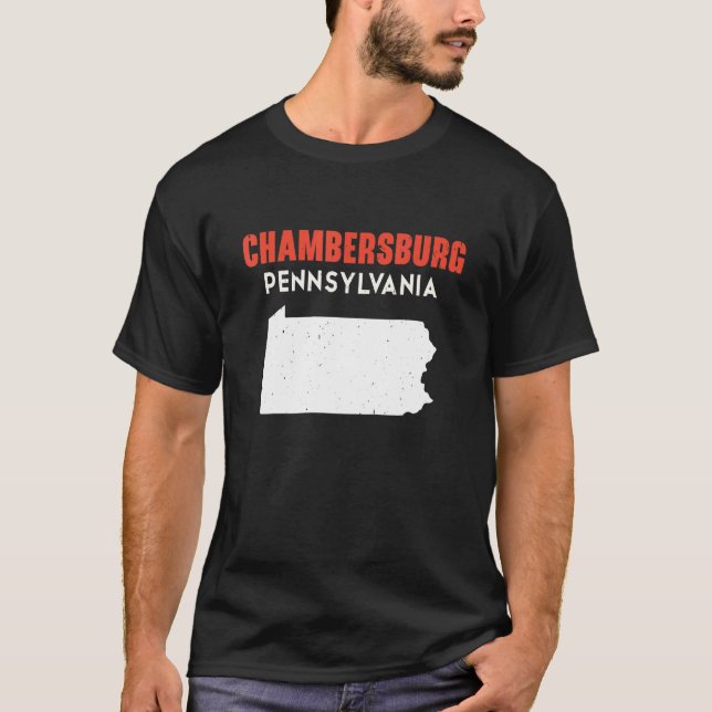 Chambersburg Pennsylvania USA State America Travel T-Shirt (Front)