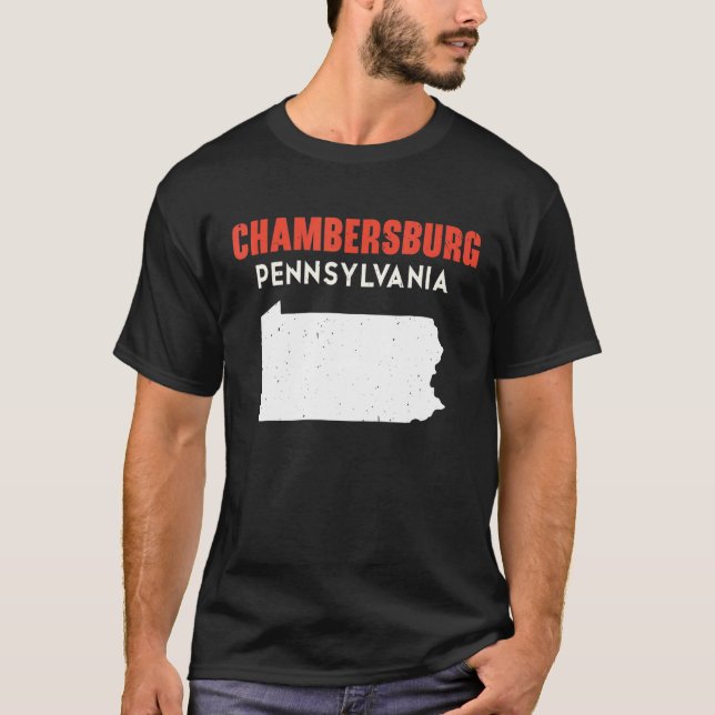 Chambersburg Pennsylvania USA State America Travel T-Shirt (Front)