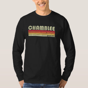 Chamblee Ga Georgia Funny City Home Roots  Retro 7 T-Shirt