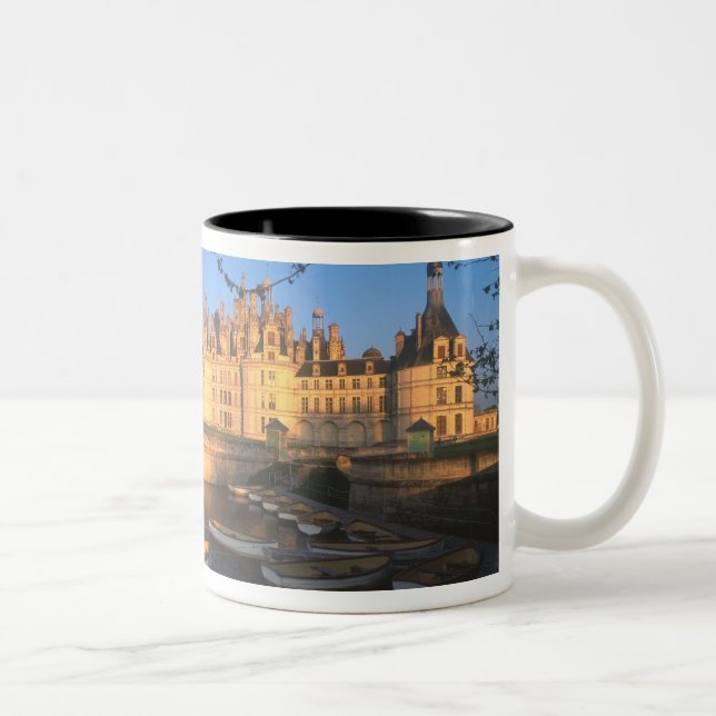 Chambord Chateau, Loire Valley, Loir-et-Cher, Two-Tone Coffee Mug (Right)