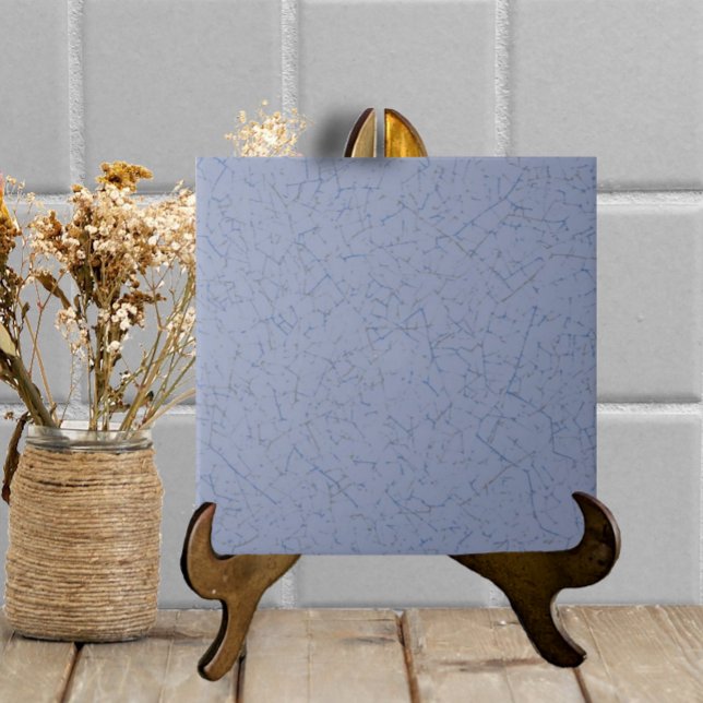 Chambray Blue Crackled Glaze Simple Modern Texture Tile (Creator Uploaded)