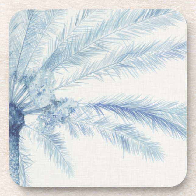 Chambray Palms II Coaster (Front)