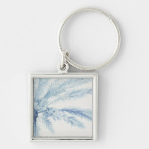 Chambray Palms II Key Ring