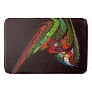 Chameleon Abstract Art Bath Mat
