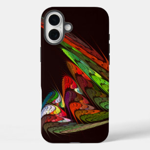 Chameleon Abstract Art iPhone 16 Plus Case