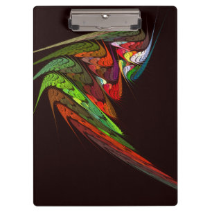 Chameleon Abstract Art Clipboard