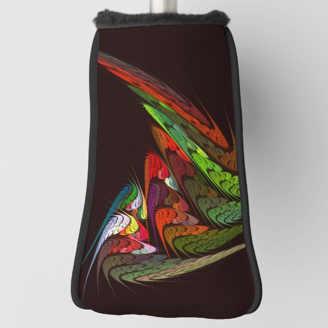 Chameleon Abstract Art Golf Head Cover (Rotate 90)
