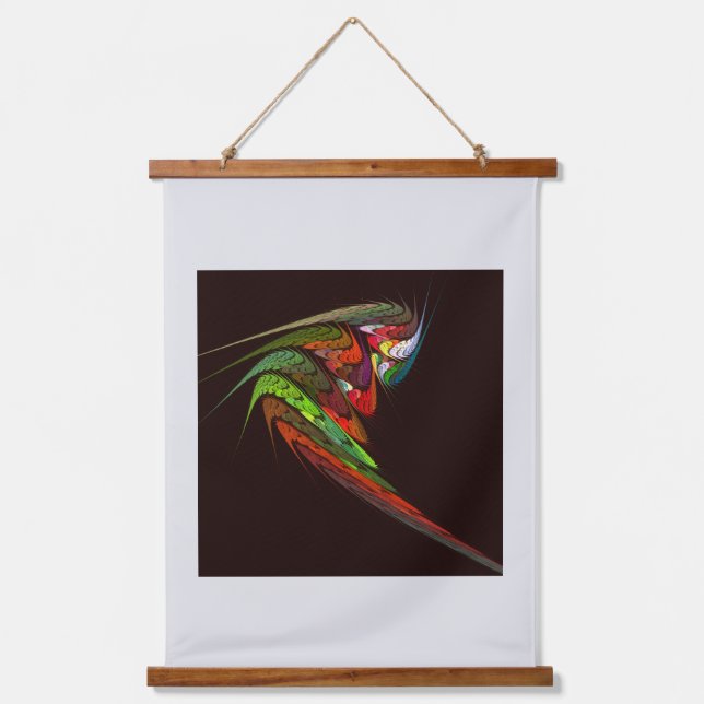 Chameleon Abstract Art Hanging Tapestry (Front)