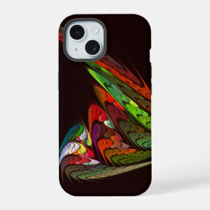 Chameleon Abstract Art iPhone 15 Case