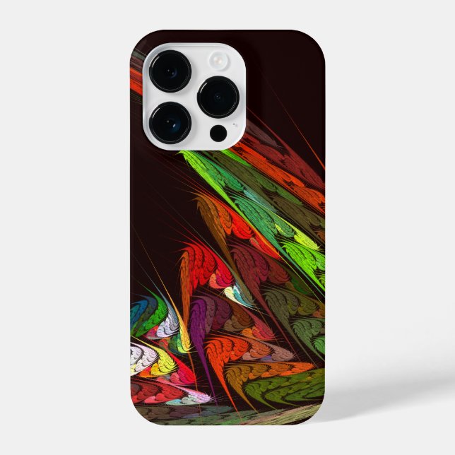 Chameleon Abstract Art iPhone Case (Back)