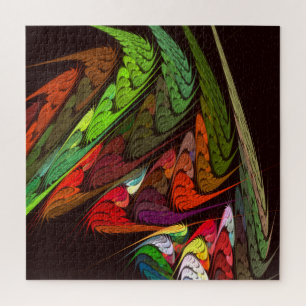 Chameleon Abstract Art Jigsaw Puzzle
