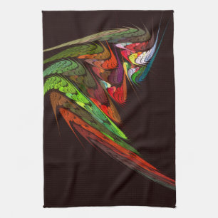 Chameleon Abstract Art Kitchen Towel
