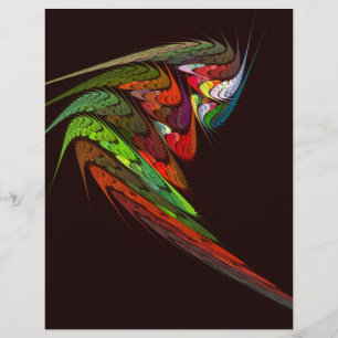 Chameleon Abstract Art Letterhead