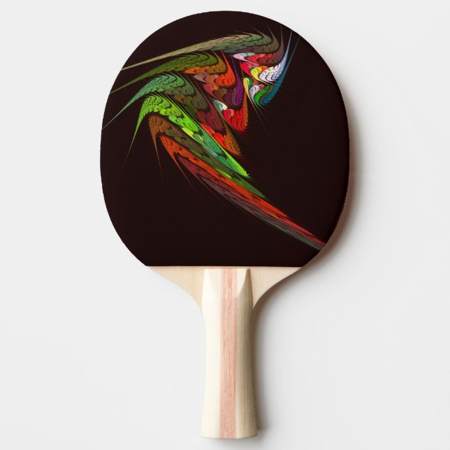 Chameleon Abstract Art Ping Pong Paddle (Front)