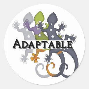 Chameleon Adaptable Classic Round Sticker