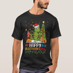 Chameleon Animal   Happy Chameleon Hellothanksmas T-Shirt