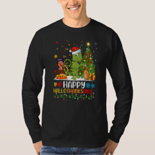 Chameleon Animal Happy Chameleon Hellothanksmas T-Shirt