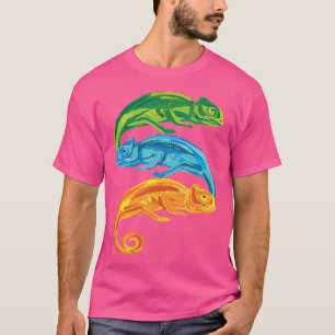 Chameleon Animal Lover Funny Pet Chamele Owner T-Shirt
