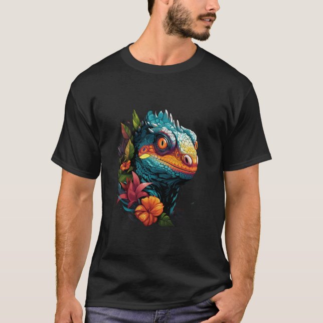 Chameleon Art mens T-Shirt (Front)