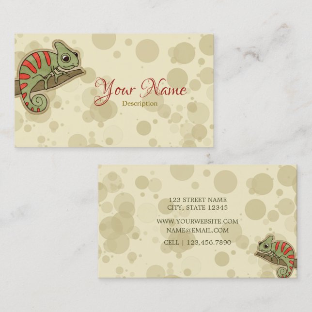Chameleon - Business Card (Front/Back)