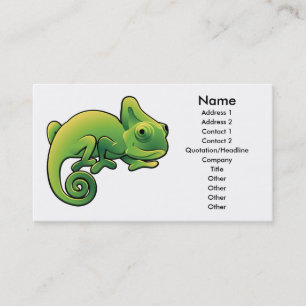 Chameleon business card design