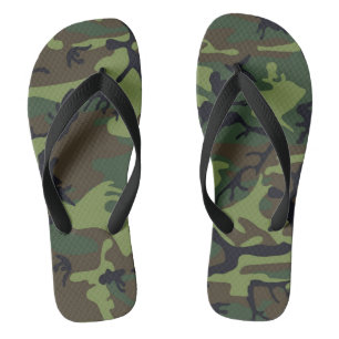 Chameleon Camo Flip Flops