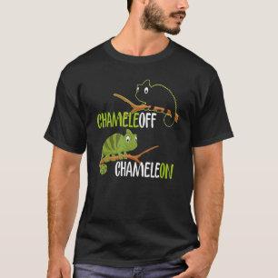 Chameleon  Chameleoff Lizard Joke  Reptiles T-Shirt
