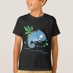 Chameleon - Coloured Lizard - Educate T-Shirt