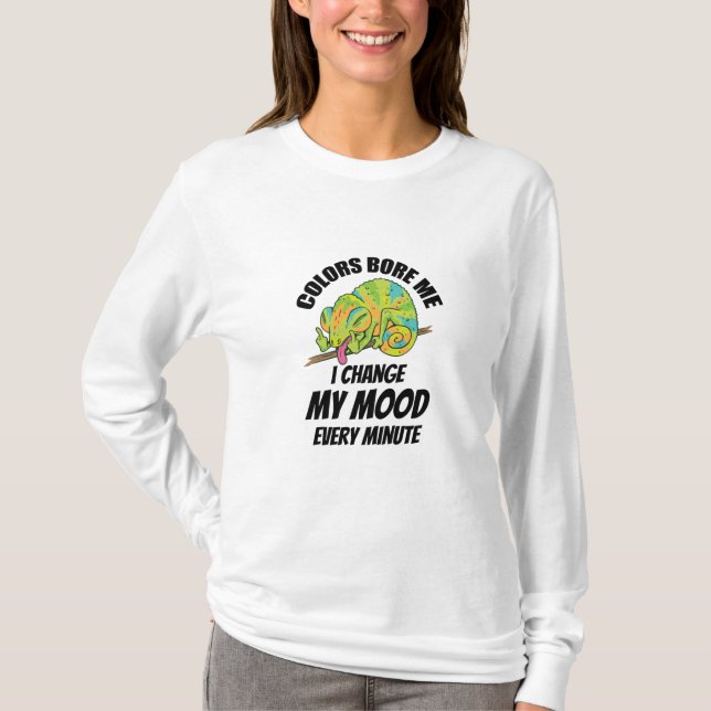 Chameleon - Colours Are Boring T-Shirt (Front)