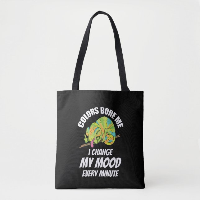 Chameleon - Colours Are Boring Tote Bag (Front)