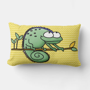 Chameleon Cute Funny Lumbar Cushion
