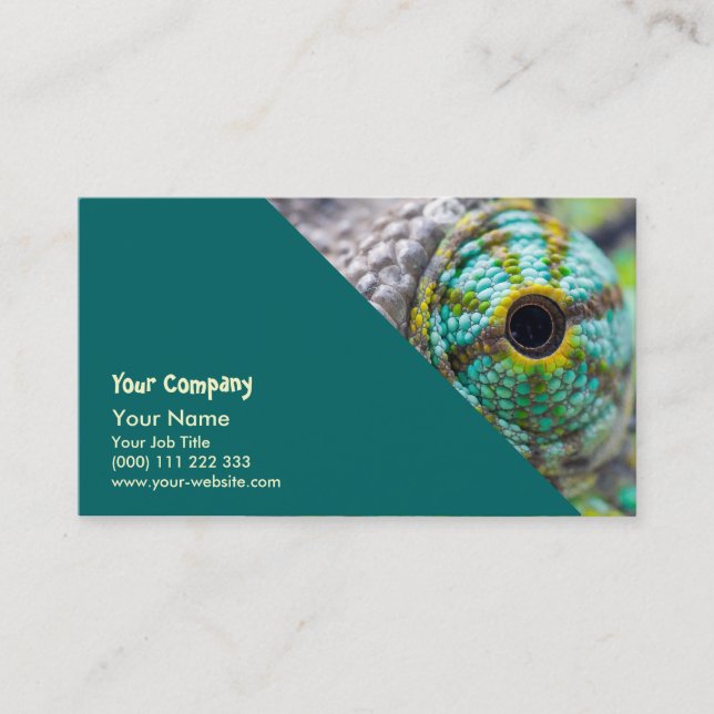Chameleon eye business card (Front)