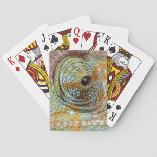 Chameleon Eye Mod Stylish Animal Playing Cards