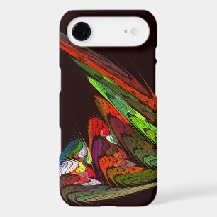 Chameleon Fractal Abstract Art in Vibrant Motion