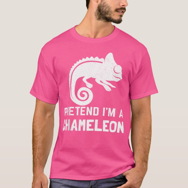 Chameleon Halloween Funny T-Shirt (Front)