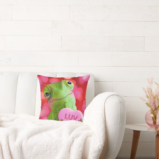 Chameleon Heart (Luv U) Cushion (Couch)