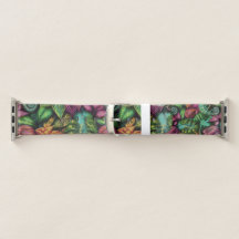 Chameleon Jungle Dreams Seamless Surface Pattern