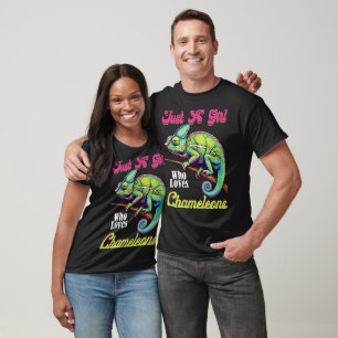 Chameleon Just A Girl Who Loves Chameleons T-Shirt