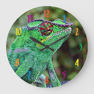 Chameleon Large Clock