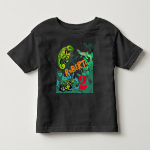 chameleon, lizard, frog toddler T-Shirt