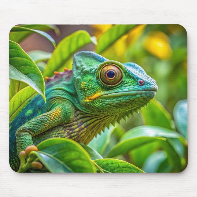 Chameleon, lizard mouse mat (Front)