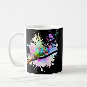 Chameleon Lizard Rainbow Heart Love Glasses Sungla Coffee Mug