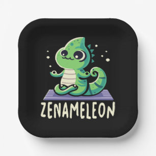 Chameleon Lover Paper Plate