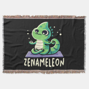 Chameleon Lover Throw Blanket