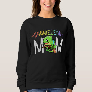 Chameleon Mum Pet Reptile Lizard Mother Sweatshirt