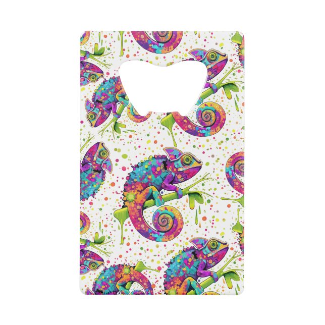 Chameleon Paint Stains Watercolor Style (Front)