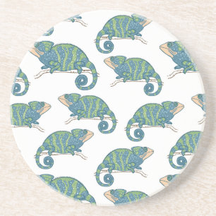 Chameleon Pattern Coaster